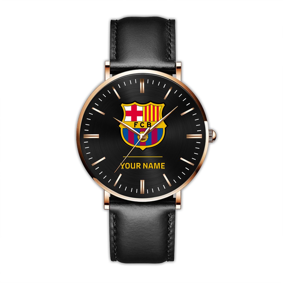 Personalized Barca Q3 Luxury Quartz Leather Watch Q040905