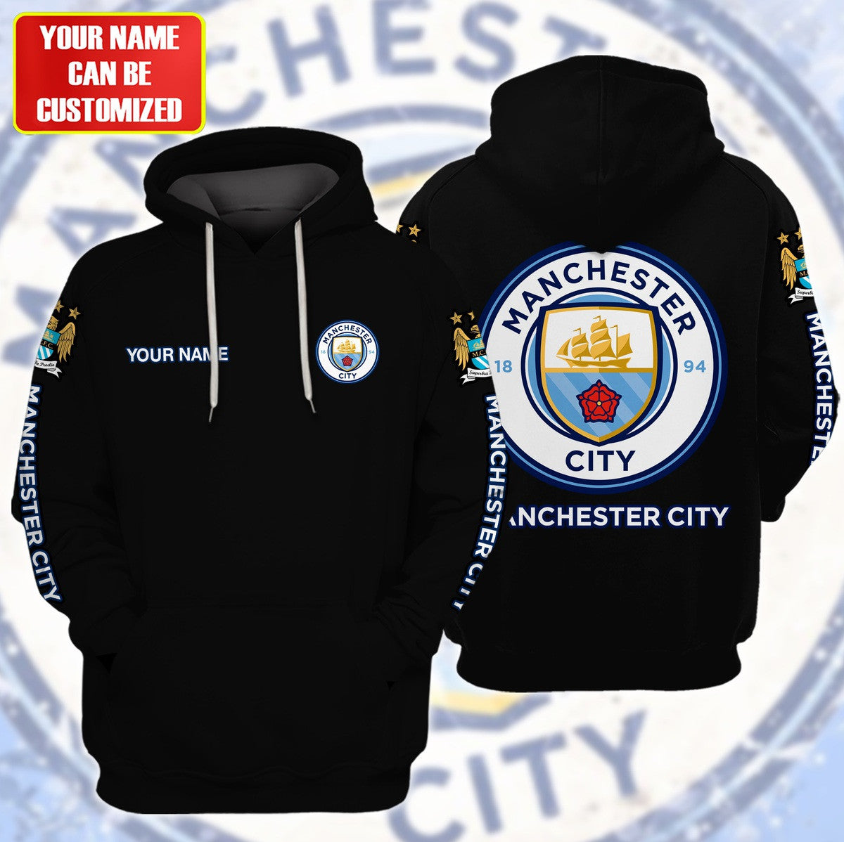 Personalized Manchester City Fleece 3D All Over Printed Unisex Shirt S040906