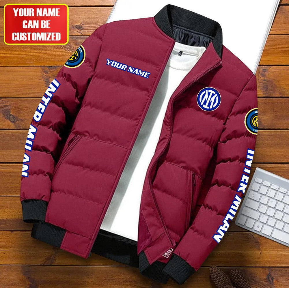 Personalized Inter Milan Puffer Jacket Q050902