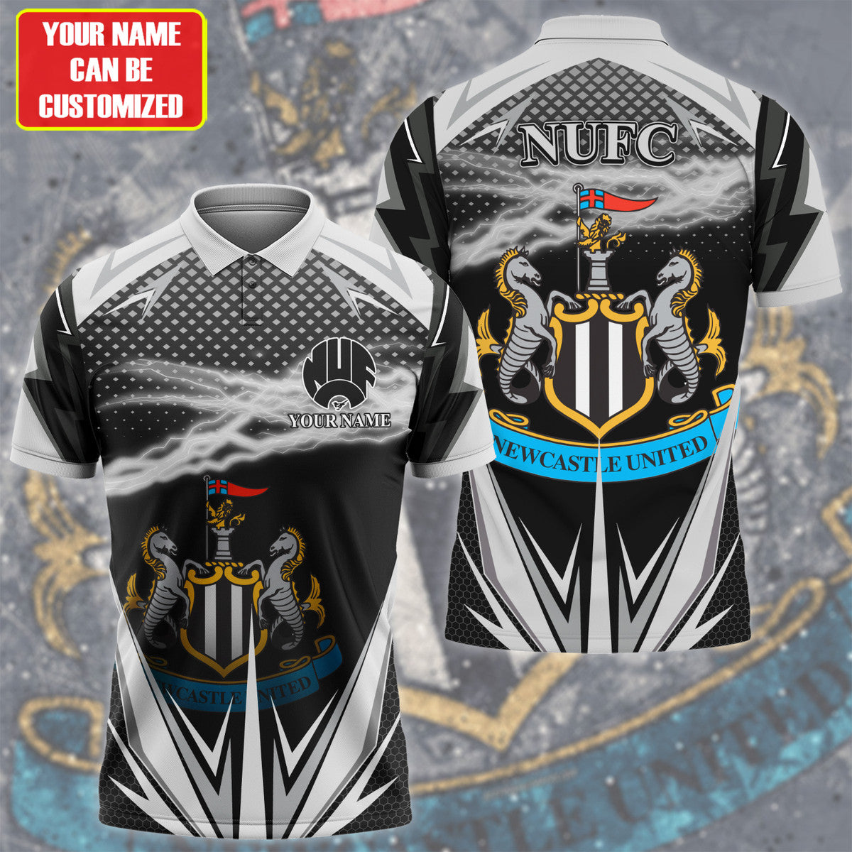 Personalized Newcastle United Q3 3D Full Printing Set , Newcastle United Shirt , Hoodie , Short , Polo ,hawaii Q050903
