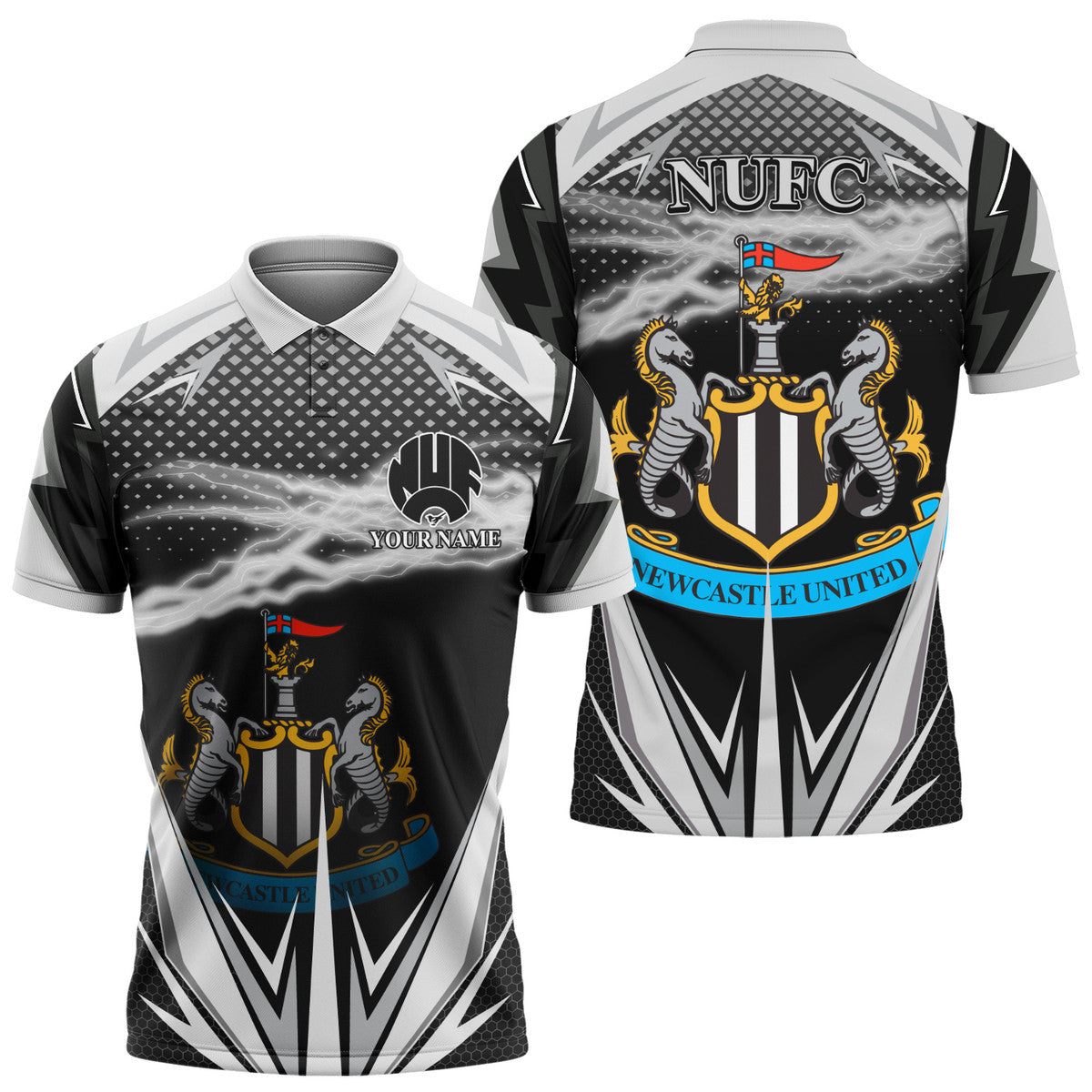 Personalized Newcastle United Q3 3D Full Printing Set , Newcastle United Shirt , Hoodie , Short , Polo ,hawaii Q050903