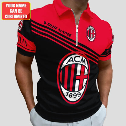 Personalized AC Milan 3D Full Printing Set , AC Milan Shirt , Hoodie , Short , Polo ,hawaii S050903