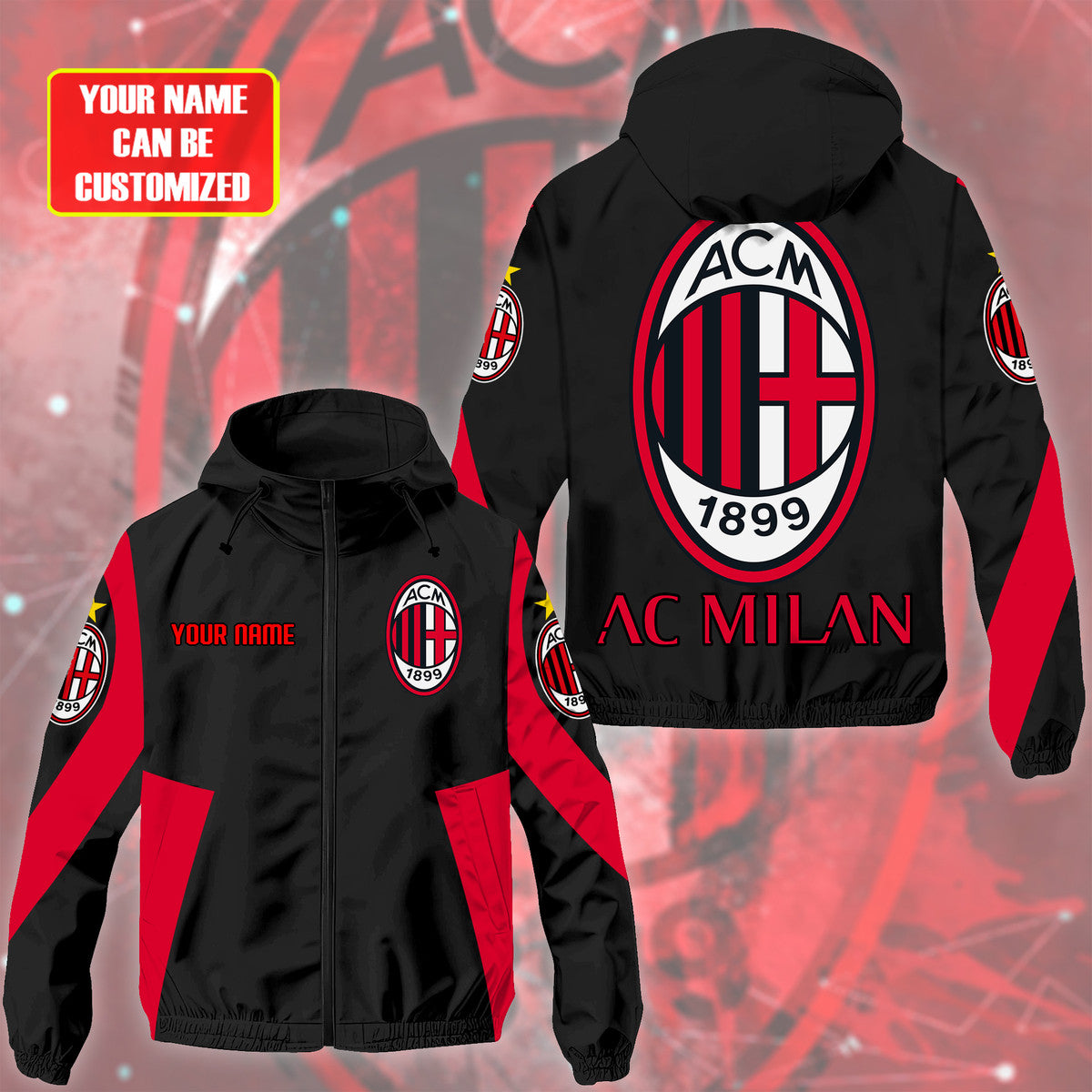 AC Milan Windproof Rush Jacket V2 S060904