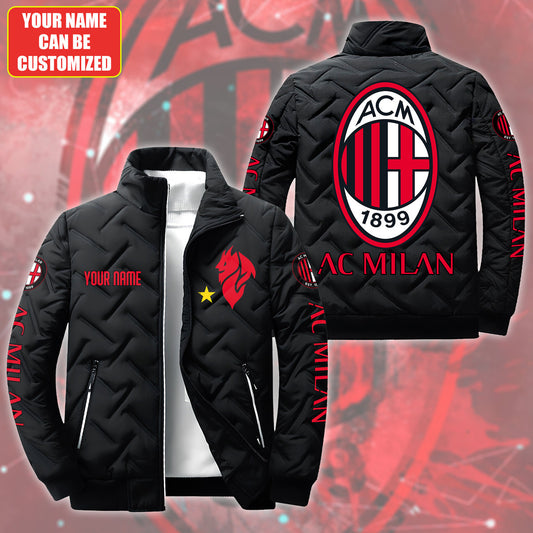 Personalized AC Milan Q2 Puffer Jacket Q050901