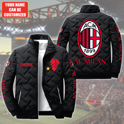 Personalized AC Milan Q2 Puffer Jacket Q050901