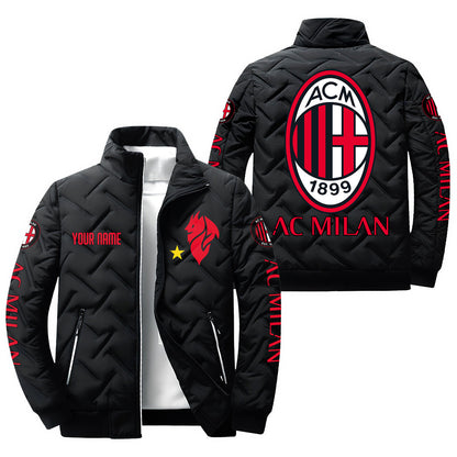 Personalized AC Milan Q2 Puffer Jacket Q050901