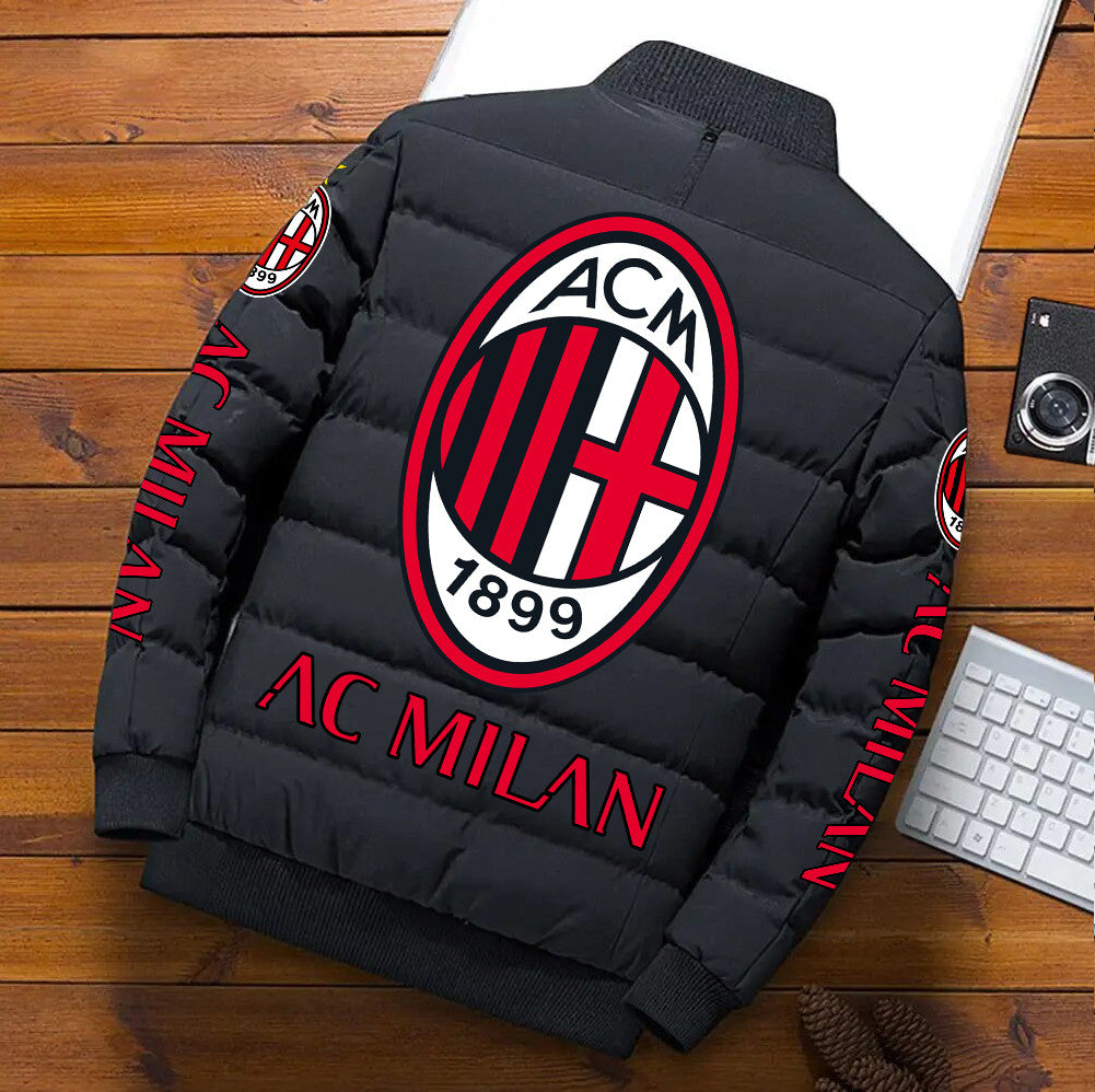 Personalized AC Milan Puffer Jacket QB040913