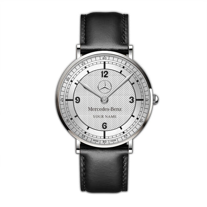 Personalized Merc Specialities Quartz Leather Watch P060901