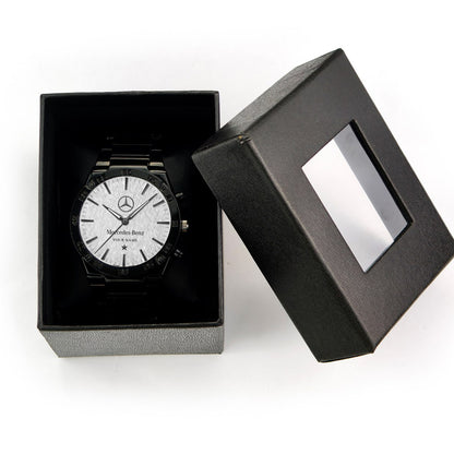Personalized Merc Luxury Dial Steel Watch P060902
