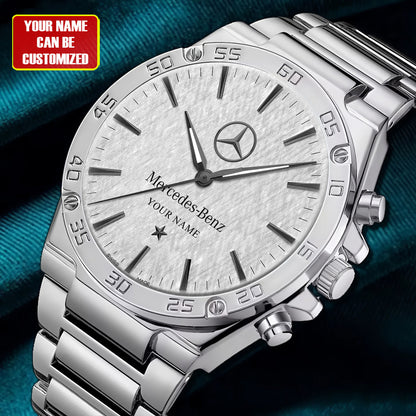 Personalized Merc Luxury Dial Steel Watch P060902