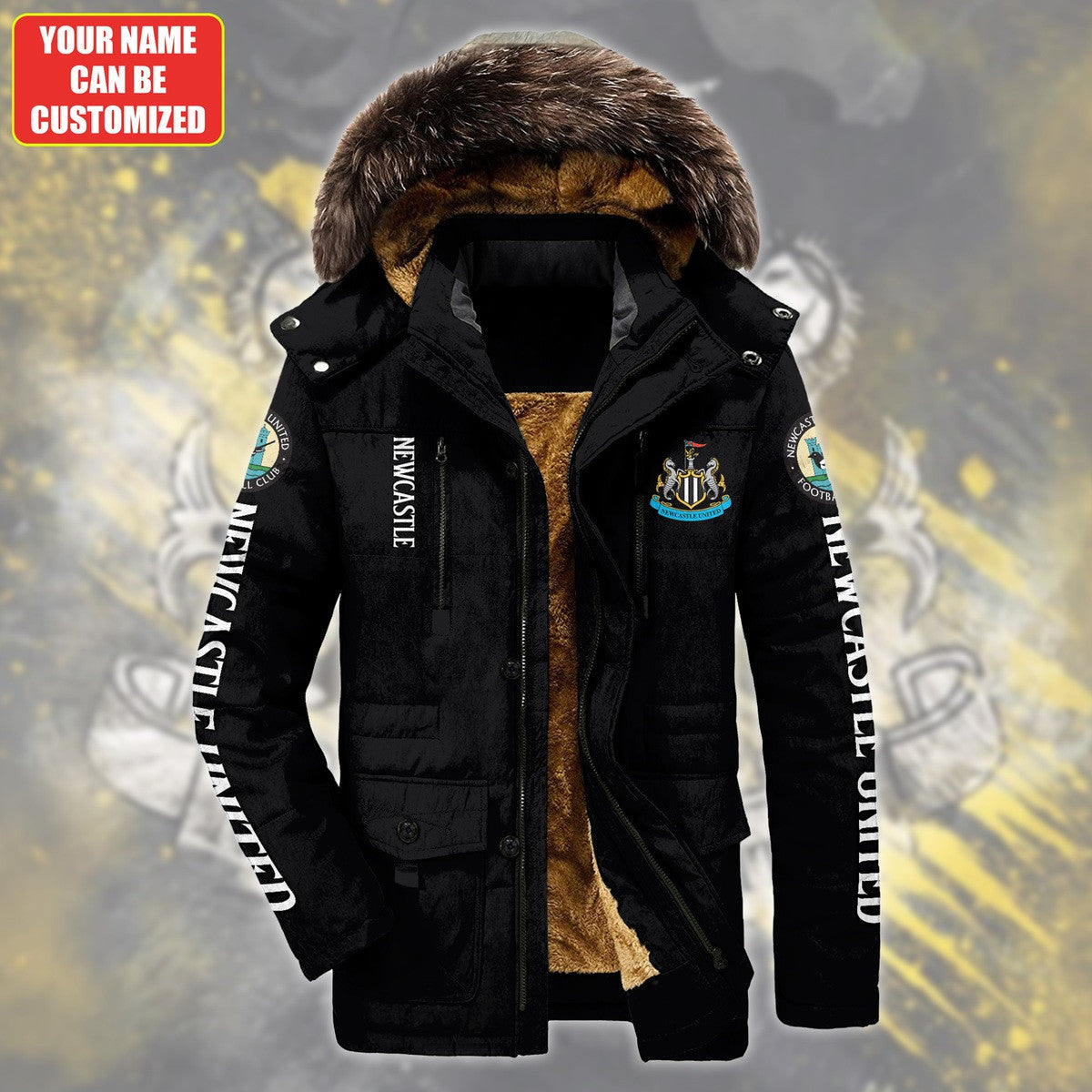 Newcastle United FC Parka Jacket P100902