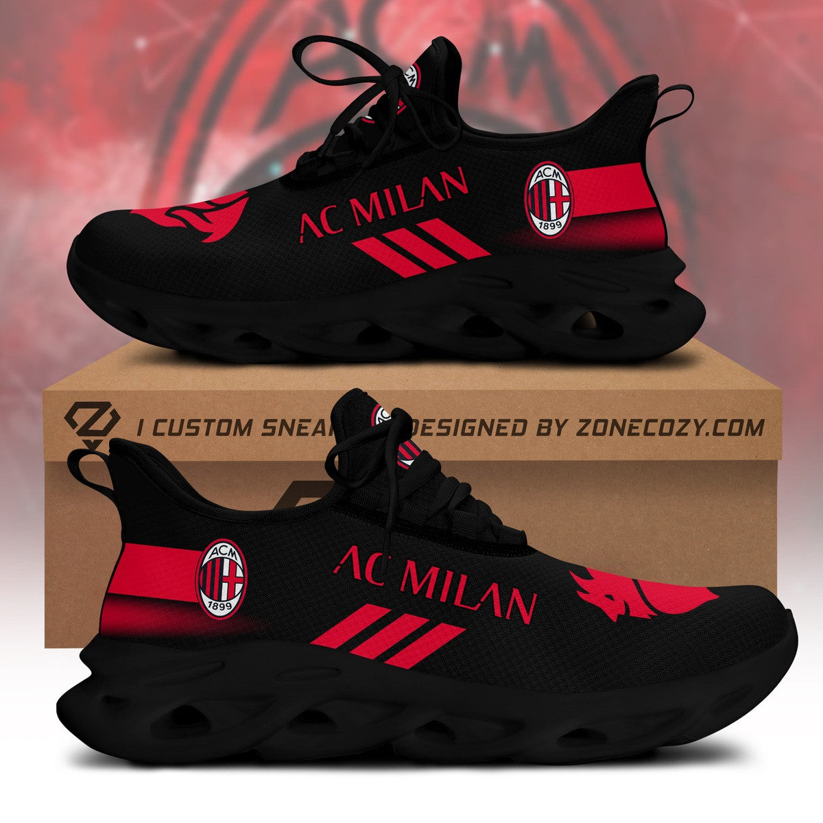 AC Milan Chunky Custom Sneaker S040909
