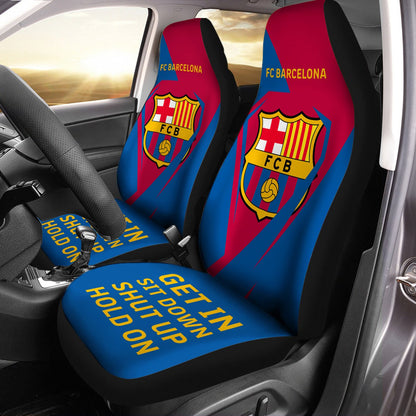 Barca Hold on Funny Car Seat Covers Universal Fit Set 2 Q110909