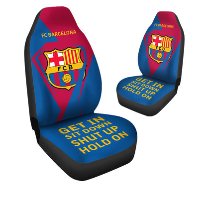 Barca Hold on Funny Car Seat Covers Universal Fit Set 2 Q110909