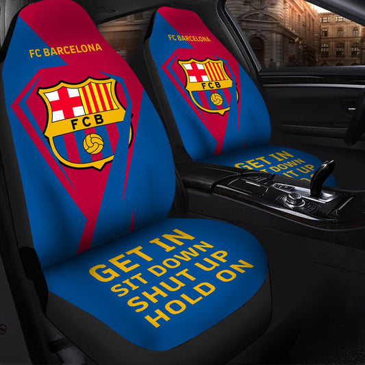 Barca Hold on Funny Car Seat Covers Universal Fit Set 2 Q110909