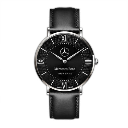 Personalized Merc Luxury Quartz Leather Watch QB110905