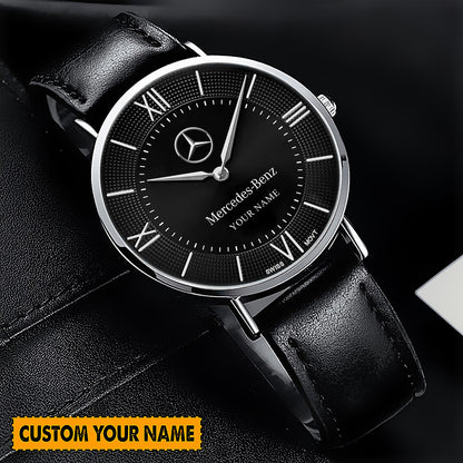 Personalized Merc Luxury Quartz Leather Watch QB110905