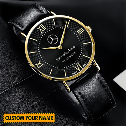 Personalized Merc Luxury Quartz Leather Watch QB110905
