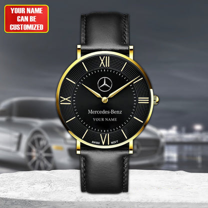 Personalized Merc Luxury Quartz Leather Watch QB110905