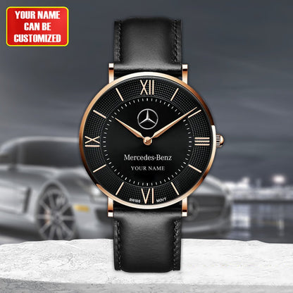 Personalized Merc Luxury Quartz Leather Watch QB110905