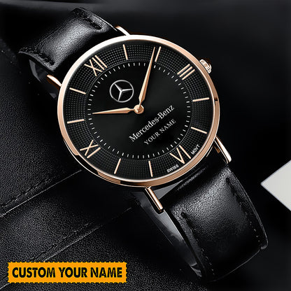 Personalized Merc Luxury Quartz Leather Watch QB110905