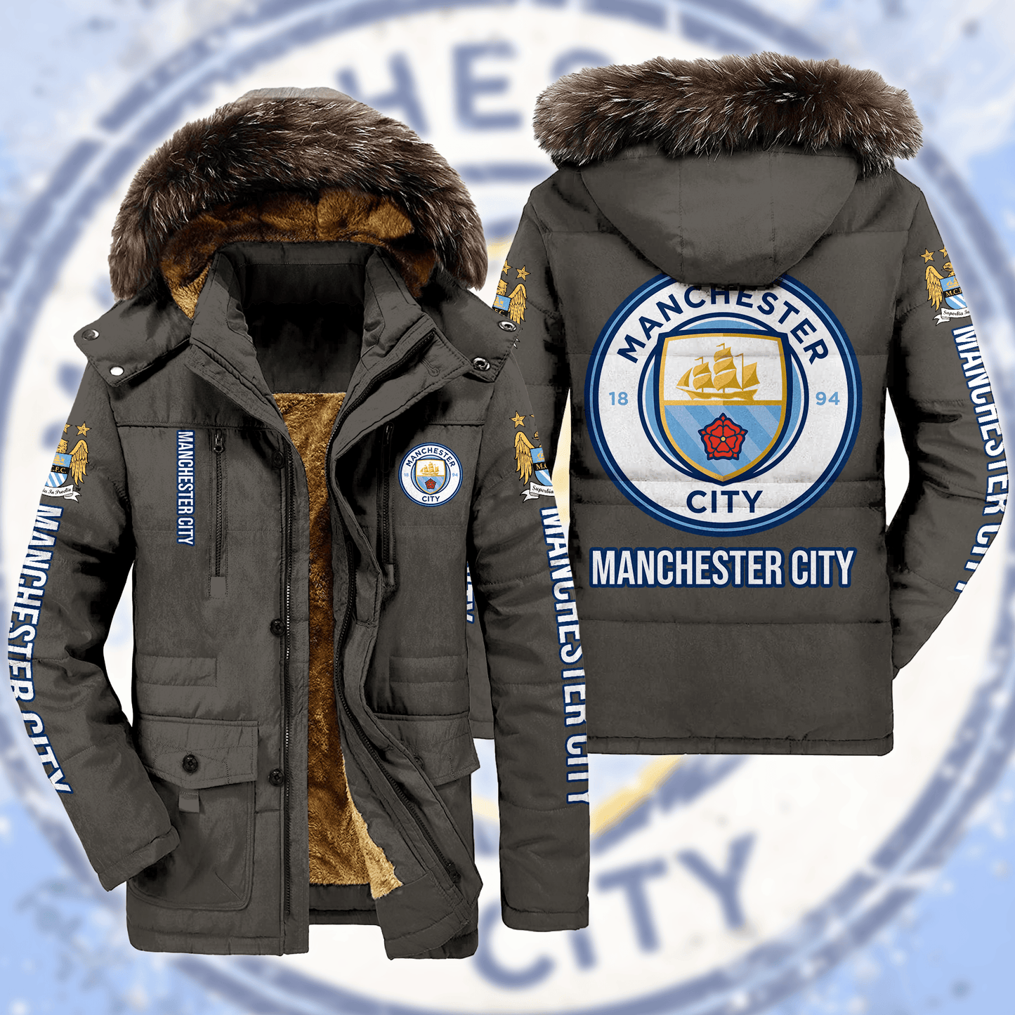 Manchester City Parka Winter Jacket S110906