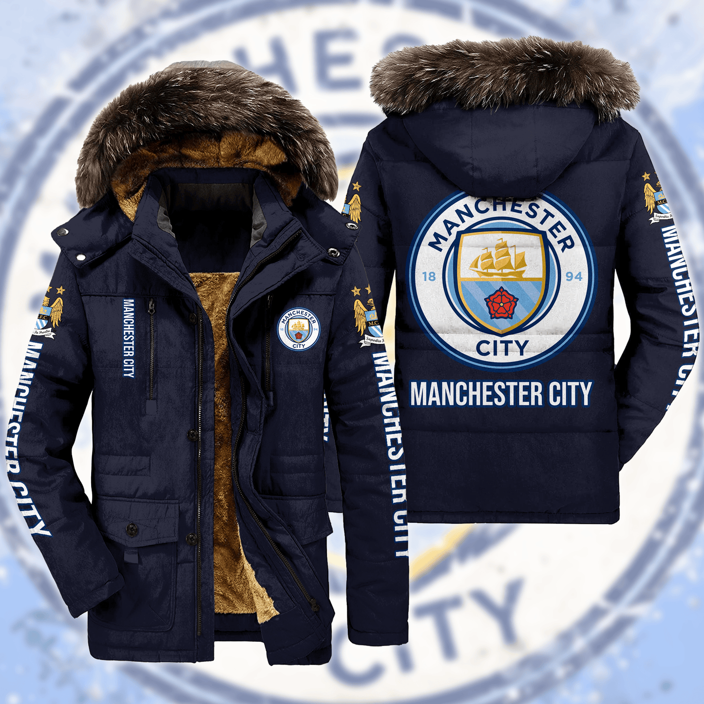 Manchester City Parka Winter Jacket S110906