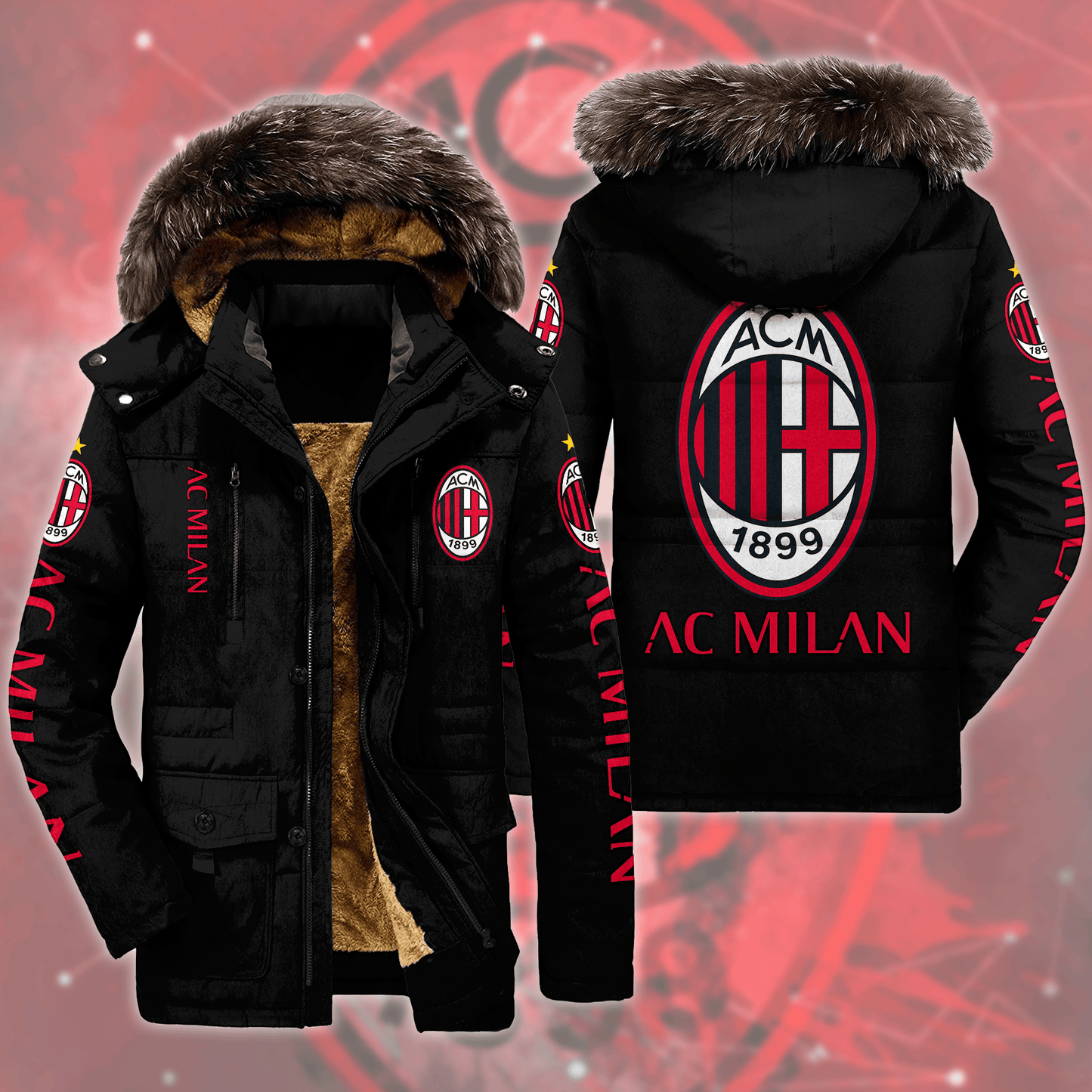 AC Milan Parka Winter Jacket S110910