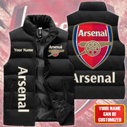 Arsenal FC Sleeveless Windproof Puffer Jacket P120901