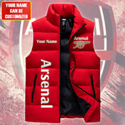Arsenal FC Sleeveless Windproof Puffer Jacket P120901