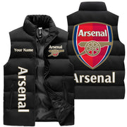 Arsenal FC Sleeveless Windproof Puffer Jacket P120901