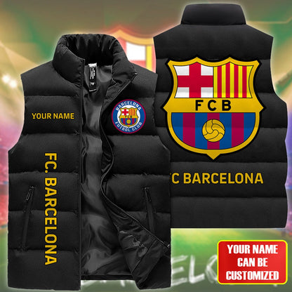Barça Sleeveless Windproof Puffer Jacket Q120905