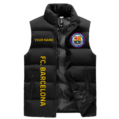Barça Sleeveless Windproof Puffer Jacket Q120905