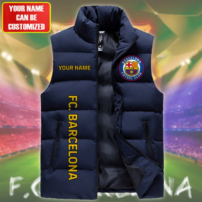 Barça Sleeveless Windproof Puffer Jacket Q120905