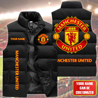 Manchester United Sleeveless Windproof Puffer Jacket QB160902