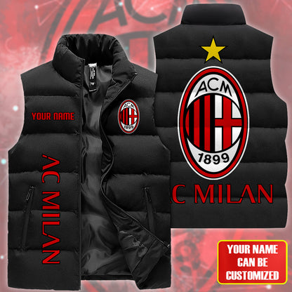 AC Milan Sleeveless Windproof Puffer Jacket QB160901