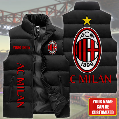 AC Milan Sleeveless Windproof Puffer Jacket QB160901