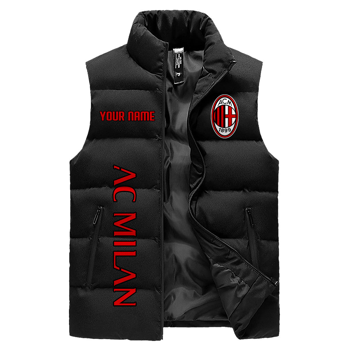 AC Milan Sleeveless Windproof Puffer Jacket QB160901
