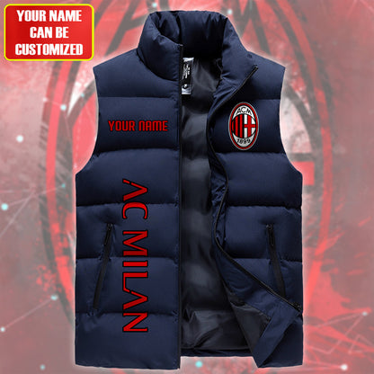 AC Milan Sleeveless Windproof Puffer Jacket QB160901