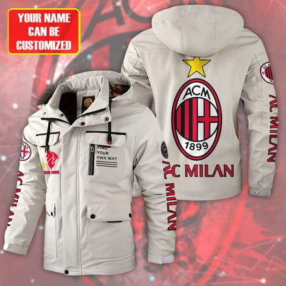 AC Milan Windbreaker Hooded Jacket QB16090