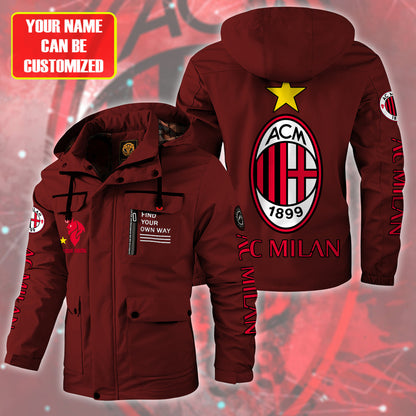 AC Milan Windbreaker Hooded Jacket QB16090