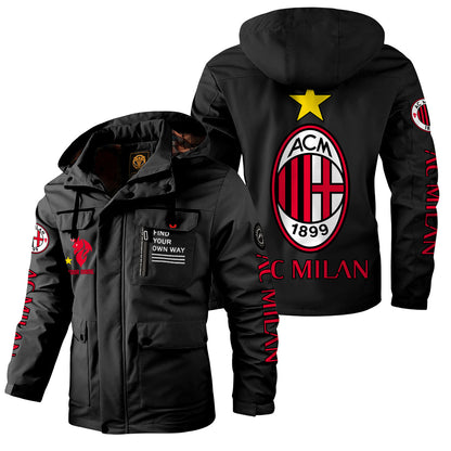 AC Milan Windbreaker Hooded Jacket QB16090