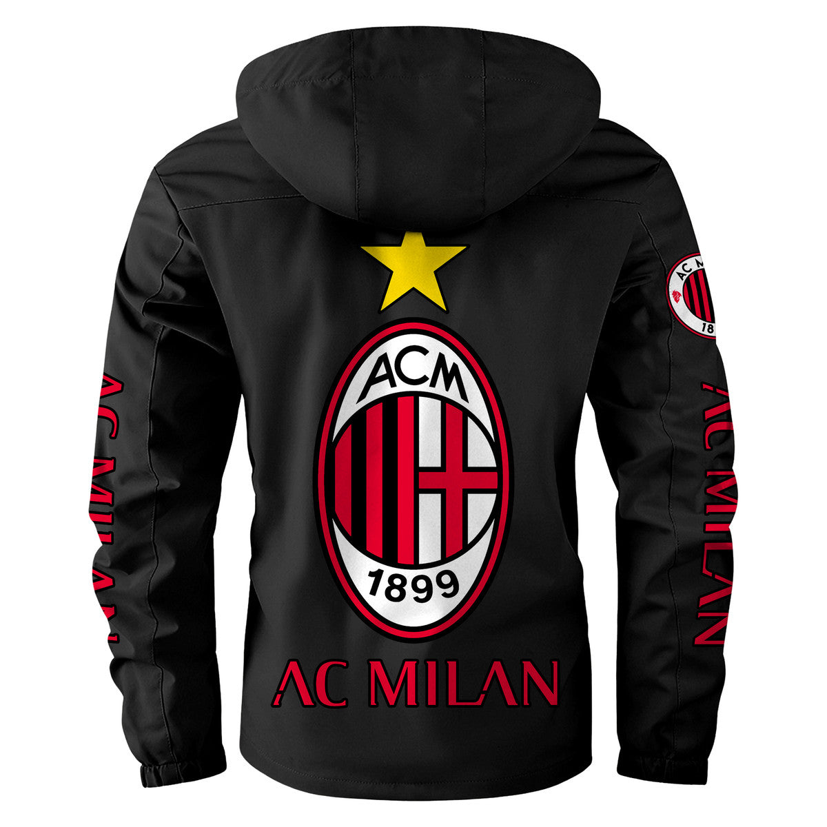 AC Milan Windbreaker Hooded Jacket QB16090