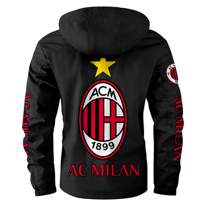 AC Milan Windbreaker Hooded Jacket QB16090