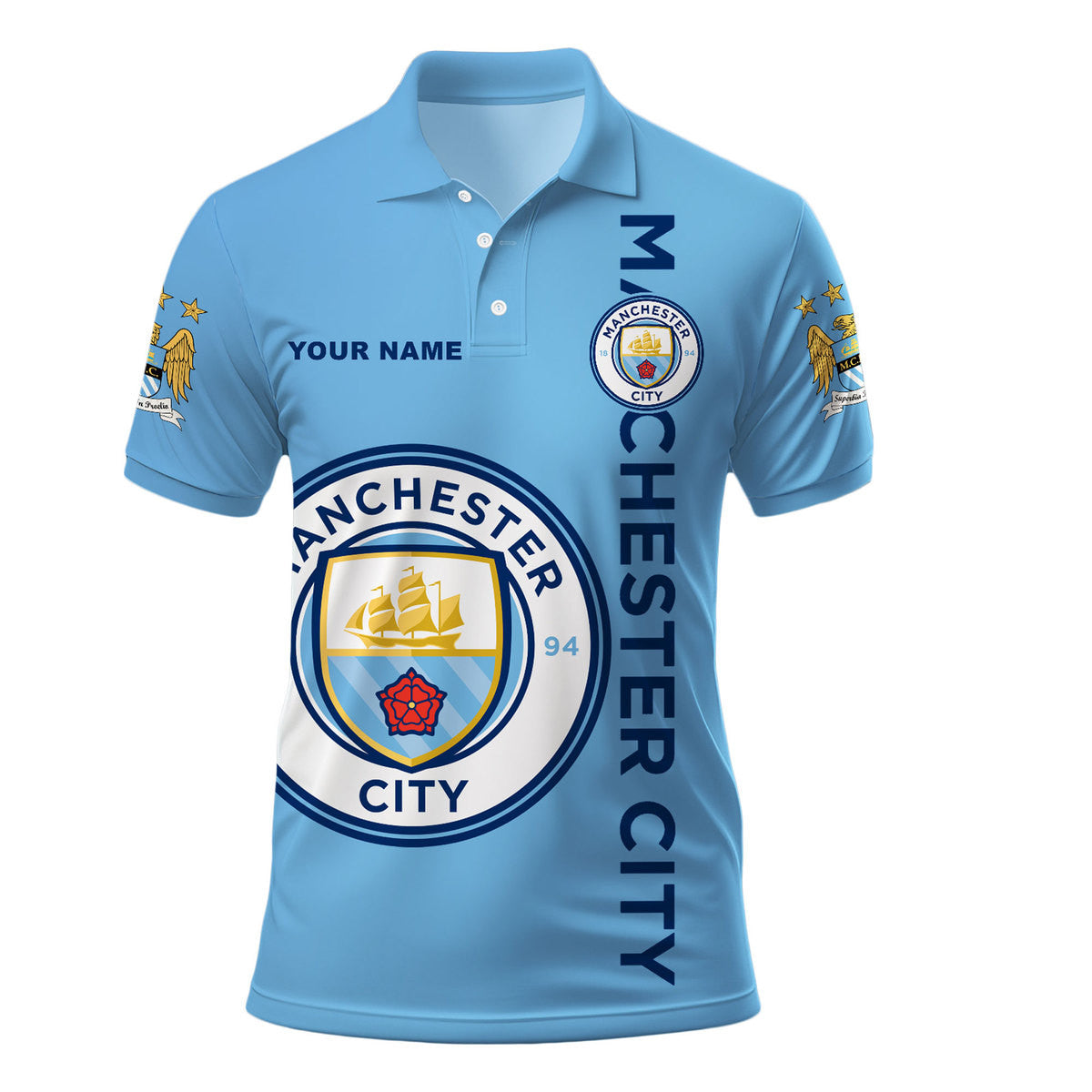Personalized Manchester City 3D Full Printing Set , Manchester City Shirt , Hoodie , Short , Polo ,hawaii S110904