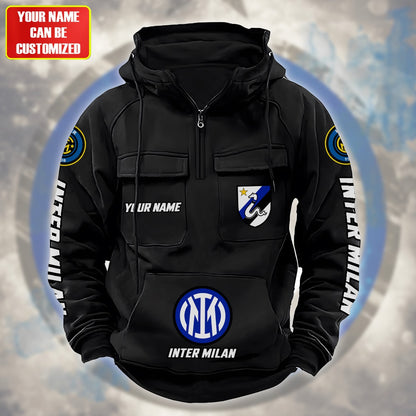 Personalized Inter Milan Retro Cotton Hoodie Q140906