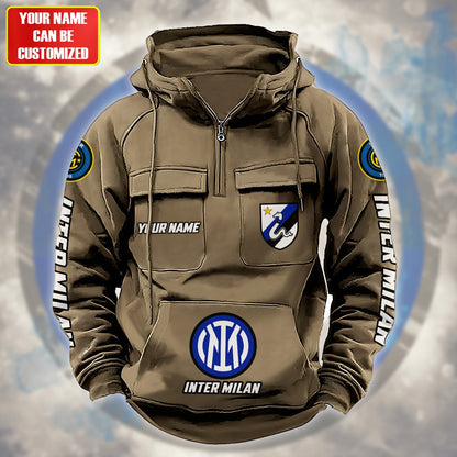 Personalized Inter Milan Retro Cotton Hoodie Q140906