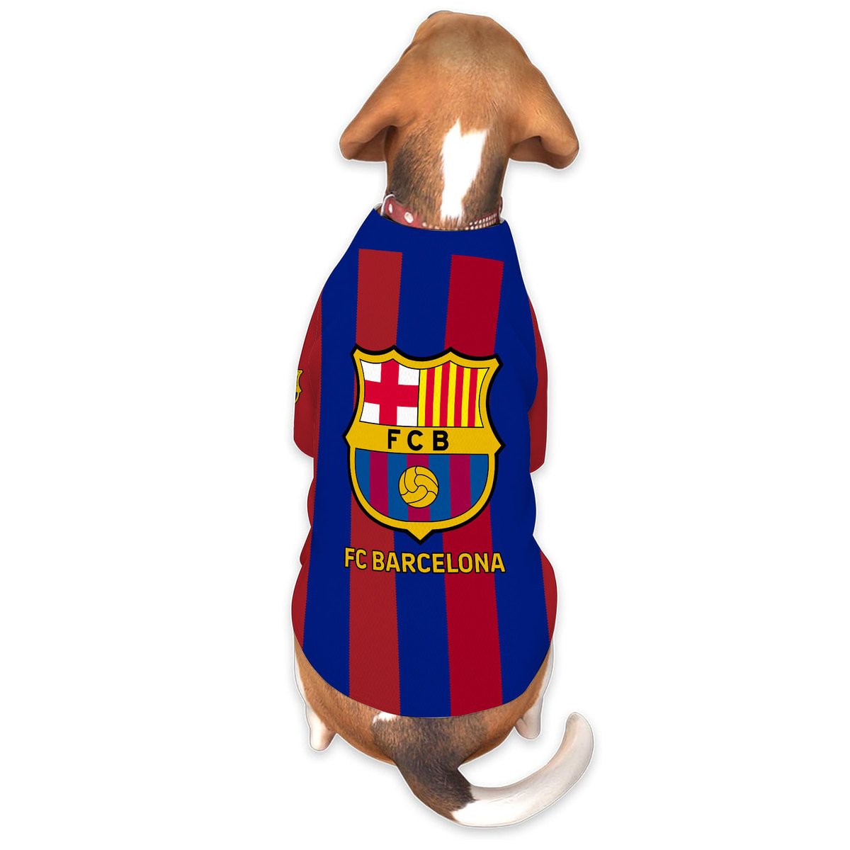 Barcelona FC Personalised Pet Baseball Jersey (Dog Football Costume and Cat Football Costume Gift) P160901