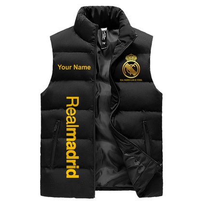 Real Madrid Sleeveless Windproof Puffer Jacket Q160902