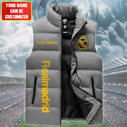 Real Madrid Sleeveless Windproof Puffer Jacket Q160902